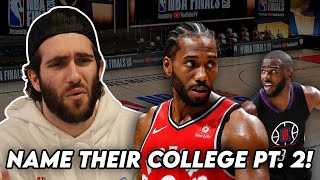 Can You Name Where These NBA Players Went to College?