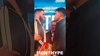Artur Beterbiev TRIES TO PUNK Dmitri Bivol with DEATH STARE during INTIMIDATING FACE OFF