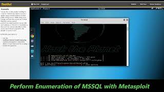 5.3.12 Perform Enumeration of MSSQL with Metasploit (TestOut Lab)