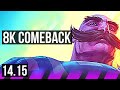 BRAUM & Zeri vs NAUTILUS & Yasuo (SUP) | 8k comeback, 70% winrate, 3/3/18 | EUW Master | 14.15