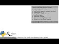 Python and Flask starter Code for Beginners