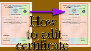 How to change date in degree marksheet,How to edit Degree Certificate jawaharlal nehru university 23