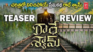 Prabhas Radhe Shyam Teaser Review | #radheshyam Teaser | Pooja Hegde | MNR Media