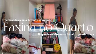 Dia de Faxina: no Quarto | organizando e mostrando tudo para vocês 🧺✨