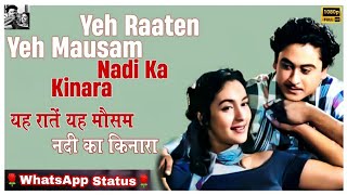 Yeh Raaten Yeh Mausam | Jeena Yahan Marna Yahan 🌹 WhatsApp Status 🌹 Kishore Kumar | Mukesh | Asha bh