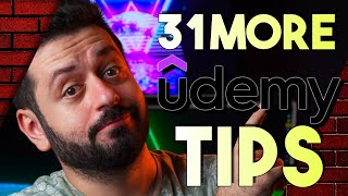 31 MORE Udemy Tips For Udemy Instructors // Beginner to Advanced