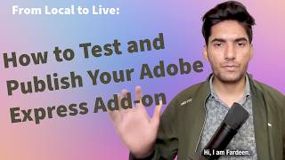 How to Test and Publish Adobe Express Add-On in the Add-On Marketplace