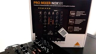 Unboxing Pro Dj Mixer - BEHRINGER NOX101