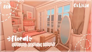 Floral Spring Aesthetic Family Home (Exterior)💐| Bloxburg House Build