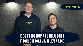 Korvpall 42: Eesti korvpalliklubide poole hooaja ülevaade