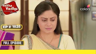 Balika Vadhu | Full Episode #1828 | Anandi does not agree to go to Singapore. | Colors TV