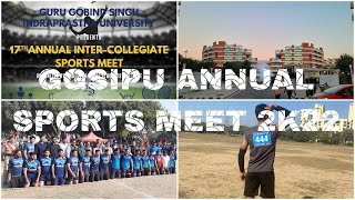 IPU Annual Sports Meet 2022 || 17th Sports Competition || #ggsipu #sports #competition #vlog 18..