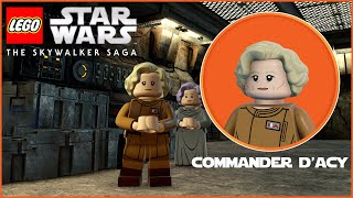 LEGO Star Wars The Skywalker Saga Commander D'Acy Unlock and Gameplay