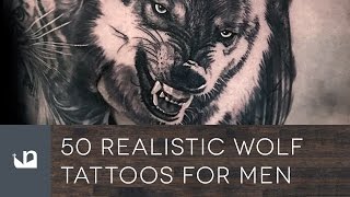 50 Realistic Wolf Tattoos For Men