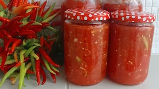 Pişirmeden Acılı Domates Sosu🍅🌶️Hot Sauce💯