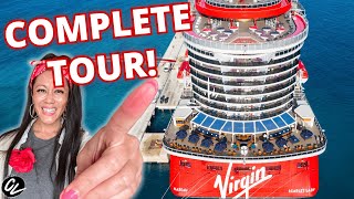 VIRGIN VOYAGES SCARLET LADY FULL SHIP TOUR 2025 🛳️