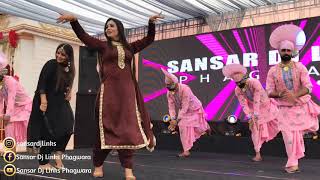 Punjabi Orchestra Dance | Beautiful Punjabi Dancer 2020 | Sansar Dj Links | Top Bhangra Dancer 2020