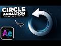 How To ANIMATE a CIRCLE In After Effects
