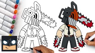 How To Draw Chainsaw Man