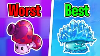 Ranking Every Mushroom From Worst to Best in PVZ 2