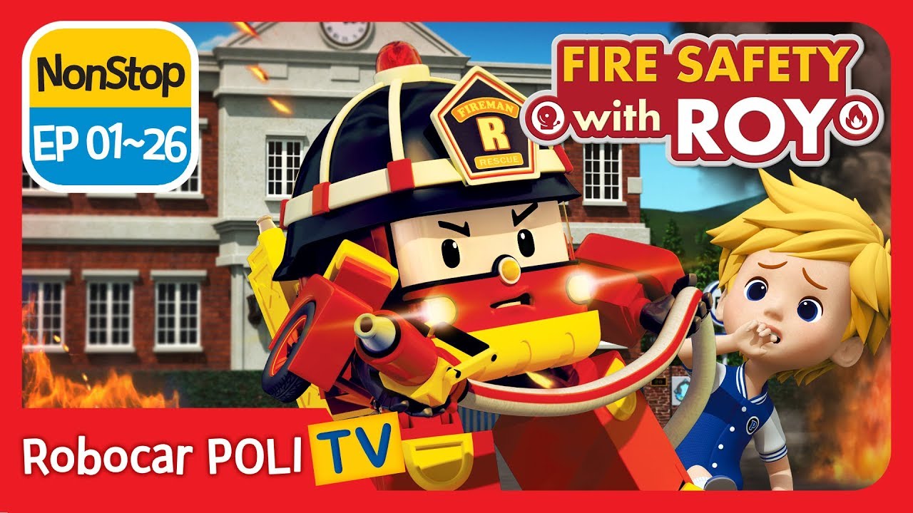 Robocar Poli Fire Safety With Roy Tv Series 2017