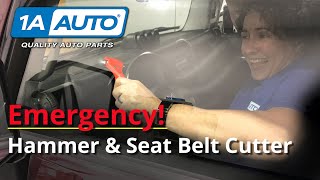 How to Use an Emergency Hammer & Seat Belt Cutter