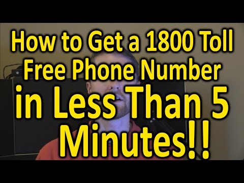 How to Get a 1800 Toll Free Phone Number in Less than 5 Minutes How to Get a 1800 Toll Free Phone Number in Less than 5 Minutes