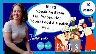 🗣️Prepare For The IELTS Speaking Exam PART 3 | Topic: 🍕Food and Health | Intrepid English