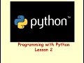 GCSE Python Programming 2 - Variables & Maths