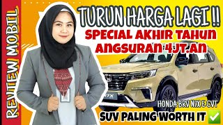 🔴REVIEW MOBIL AKHIR TAHUN ANGSURAN 4JT.AN DISKON TEMBUS JADI SEGINI⁉️ HONDA BRV NX7 1.5 E CVT 2024