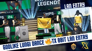 Team Godlike🇮🇳 and Tx 8bit Lane entry in Lungi Best moment 💖