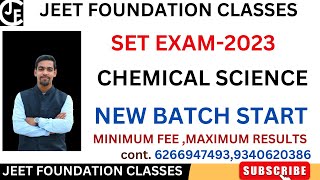 SET EXAM | CHEMICAL SCIENCE | MPSET | CGSET | SYLLABUS | ANALYSIS