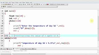 Reading and processing 1 D array elements || DSA || C Programming