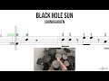 Black Hole Sun  Soundgarden🥁 Medium Beginner Version