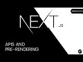 Next.js Tutorial - 47 - APIs and Pre-rendering