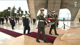 Mattarella al Monumento del Martire