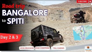 Road Trip from Bangalore to Spiti  | Solapur to Dhule to Ratlam(MP) | Jimny and Bikers on the Move