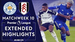 Leicester City v. Fulham | PREMIER LEAGUE HIGHLIGHTS | 11/30/2020 | NBC Sports