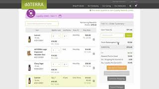 Loyalty Rewards Program Tutorial: Redeeming Points on Your Loyalty Order