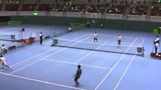 IZAWA Xmas Open 2005 TENNIS TOURNAMENT 準決勝 NIELSEN・松井 VS 軸丸・和田