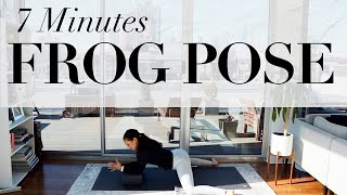 Frog Pose | 7 minutes | Yoga with Maria