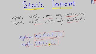 Java-99 Static Import in Java || Basics of Import in Java