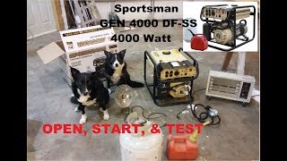 Dual Fuel 4000 watt RV Generator by SPORTSMAN hurricane ready generator ~ SEE INFO BELOW