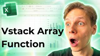 How to Use the VSTACK Array Function in Excel [2026 Easy Guide]