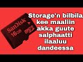 Storage'n bilbila kee maaliin akka si jalaa guute ilaali