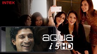 Intex Aqua i5 HD TV Commercial, Farhan Akhtar in Aqua i5HD TVC Ad