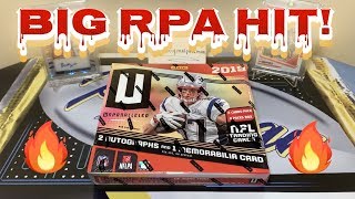 2019 Panini Unparalleled Football Hobby Box Break - BIG RPA HIT!!! 🔥