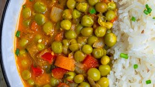 Guteka amashaza aryoshye/ Hiw to cook chicken stew with peas/ Easy dinner