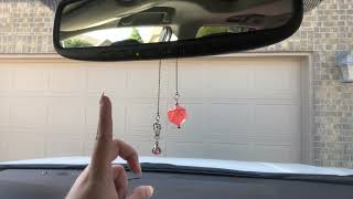 Charming Vault - How to Hang your Rearview Mirror Charms