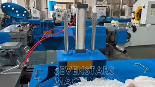 low temperature film pelletizing line for clean film 50-200kg/h for choose